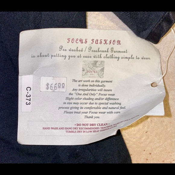 Focus short sleeve top Sz L - Picture 4 of 5